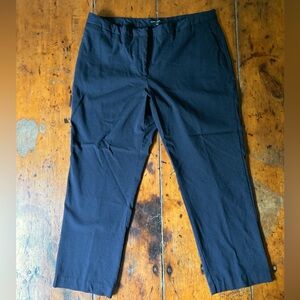 Mario Serrani Cropped Midrise Dark Blue Pant Sz: 14
